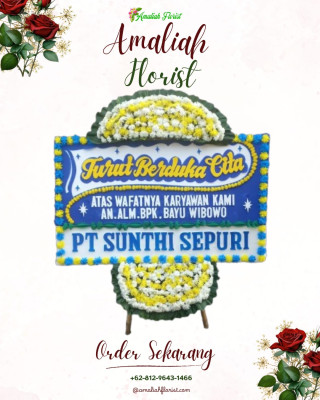 Papan Bunga Duka di Rejowinangun